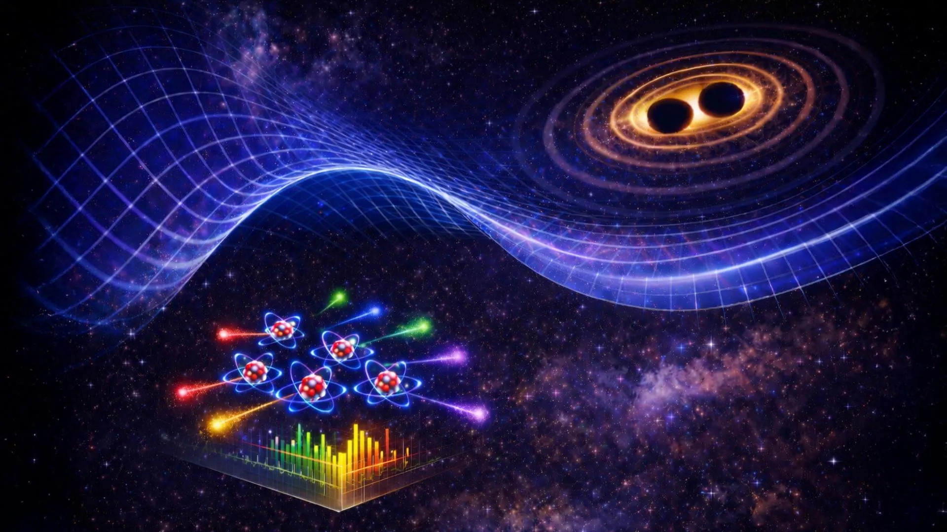 Gravitational Waves Hidden in Atomic Light