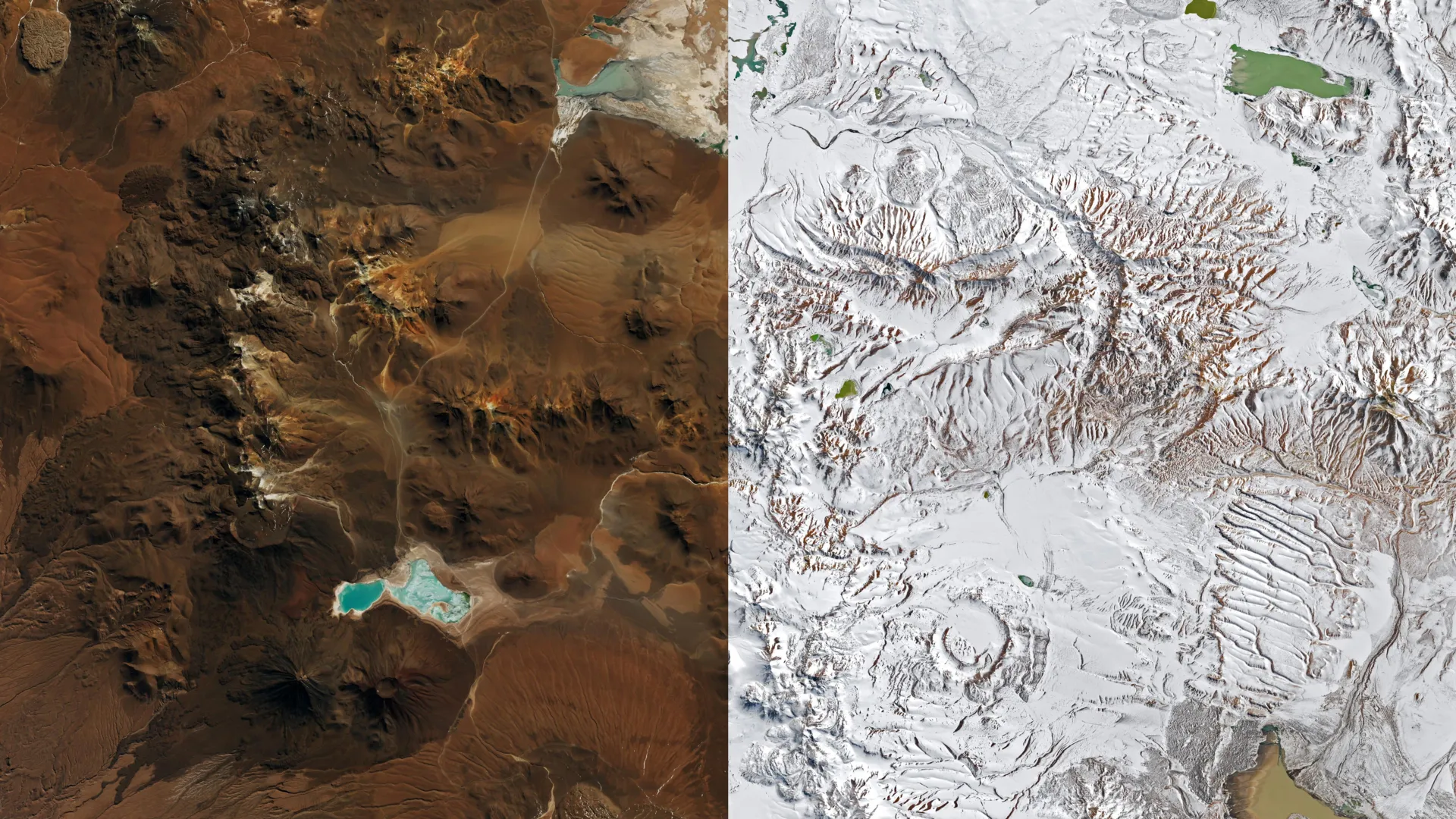 Rare Snow Blankets the Atacama Desert
