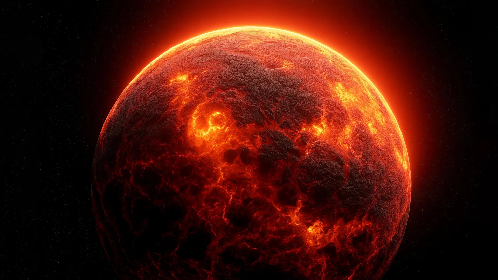 Strange Atmosphere on a Hellish Planet