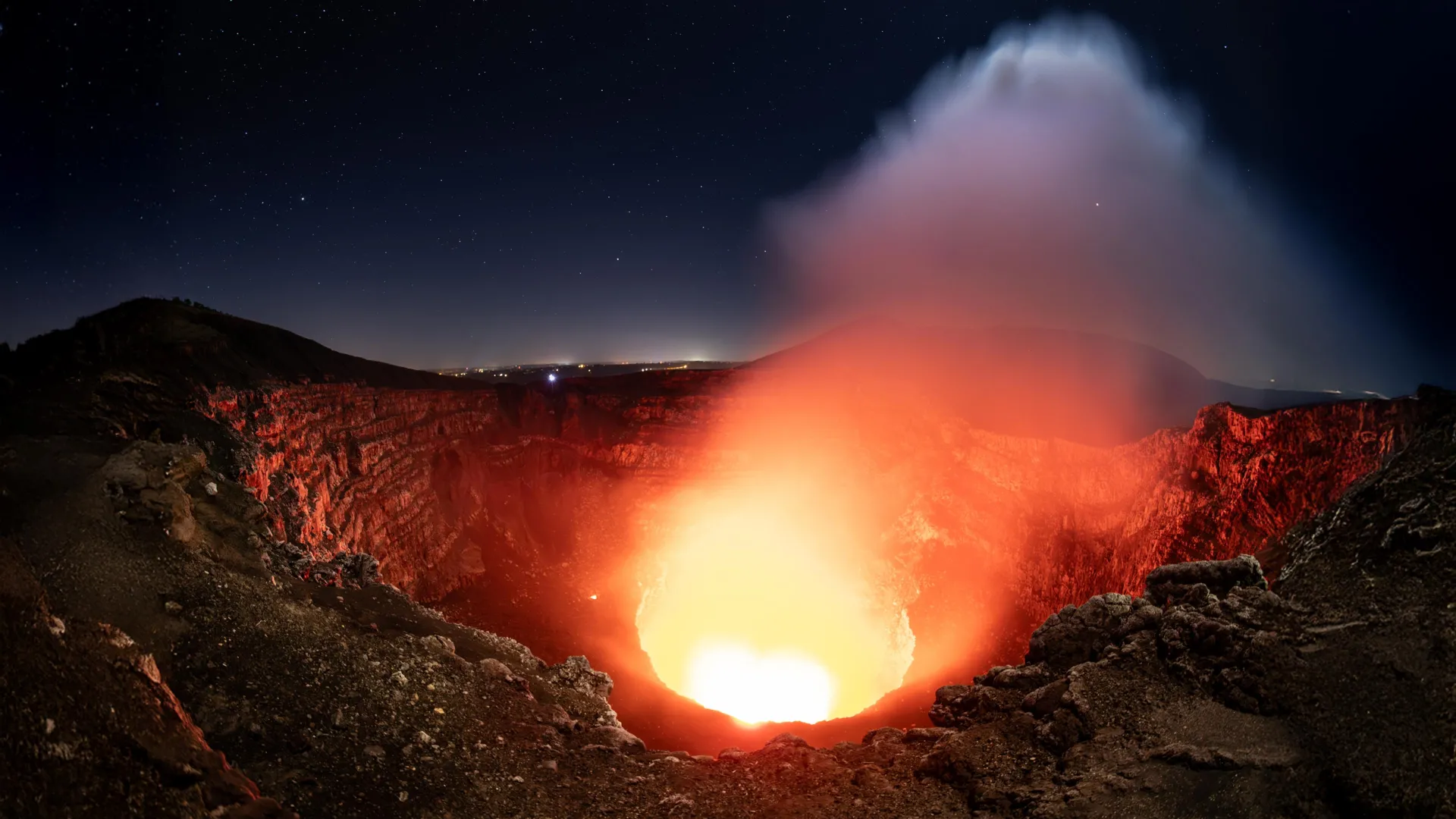 Something Strange Beneath an Active Volcano
