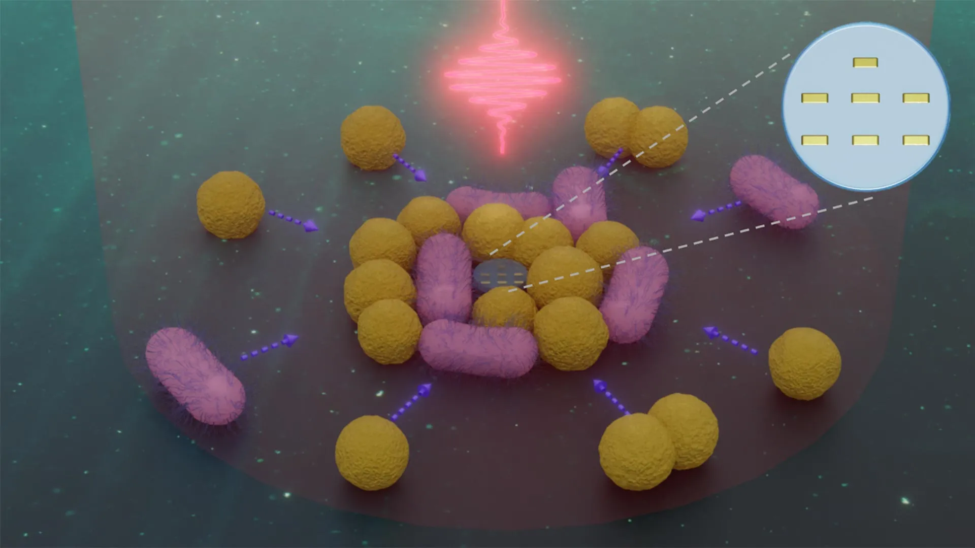 Tiny Robots Hunt Down Bacteria