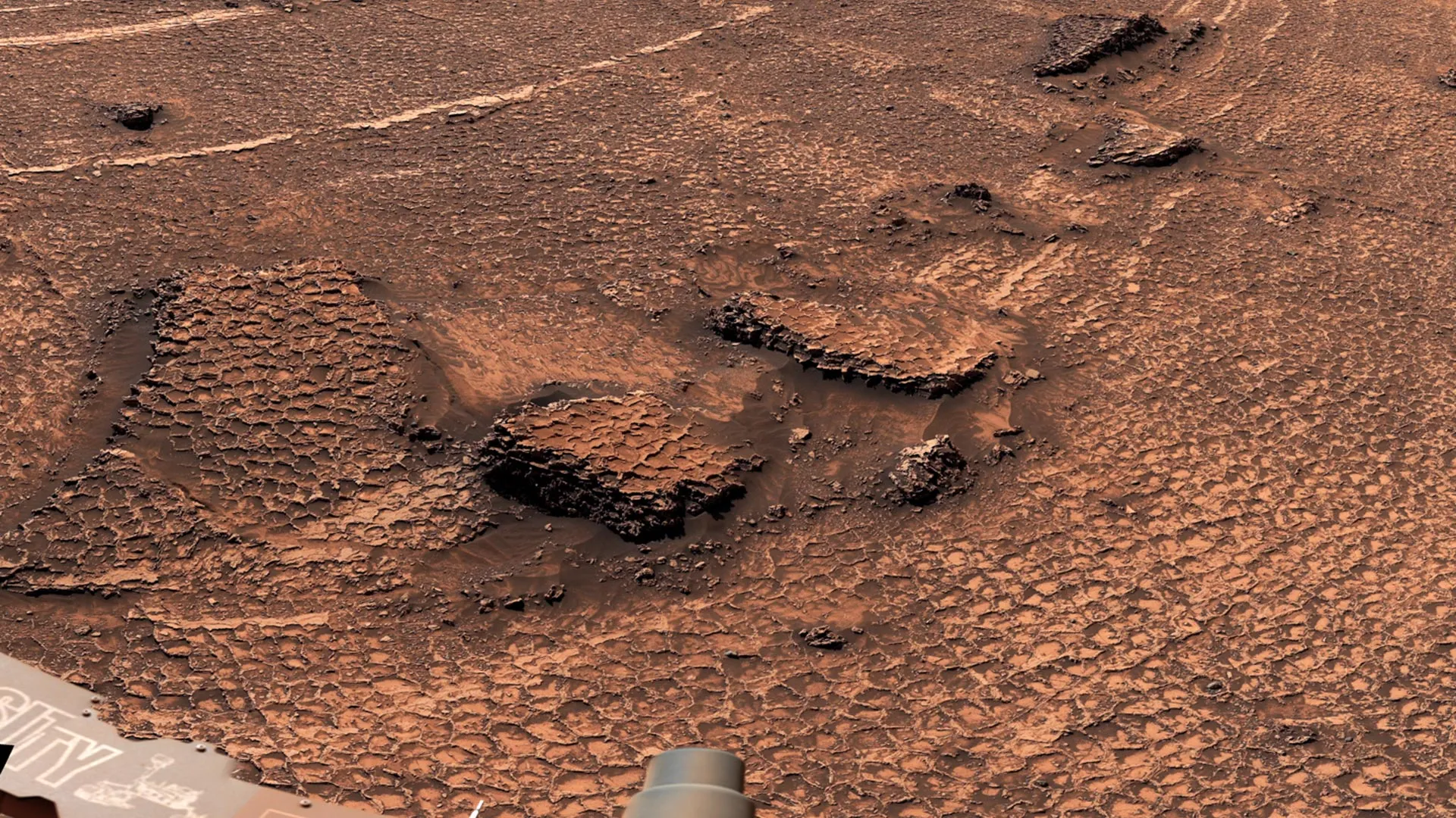 Curiosity Finds Honeycomb Landscape on Mars
