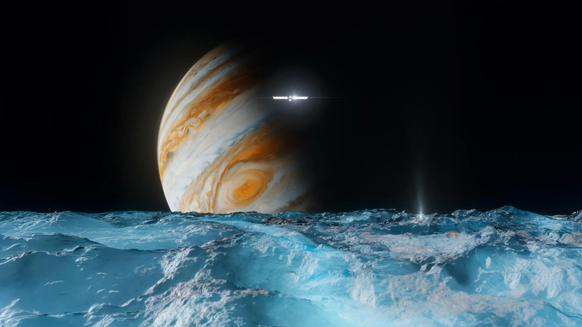 Europa’s Ocean May Be Locked in Ice