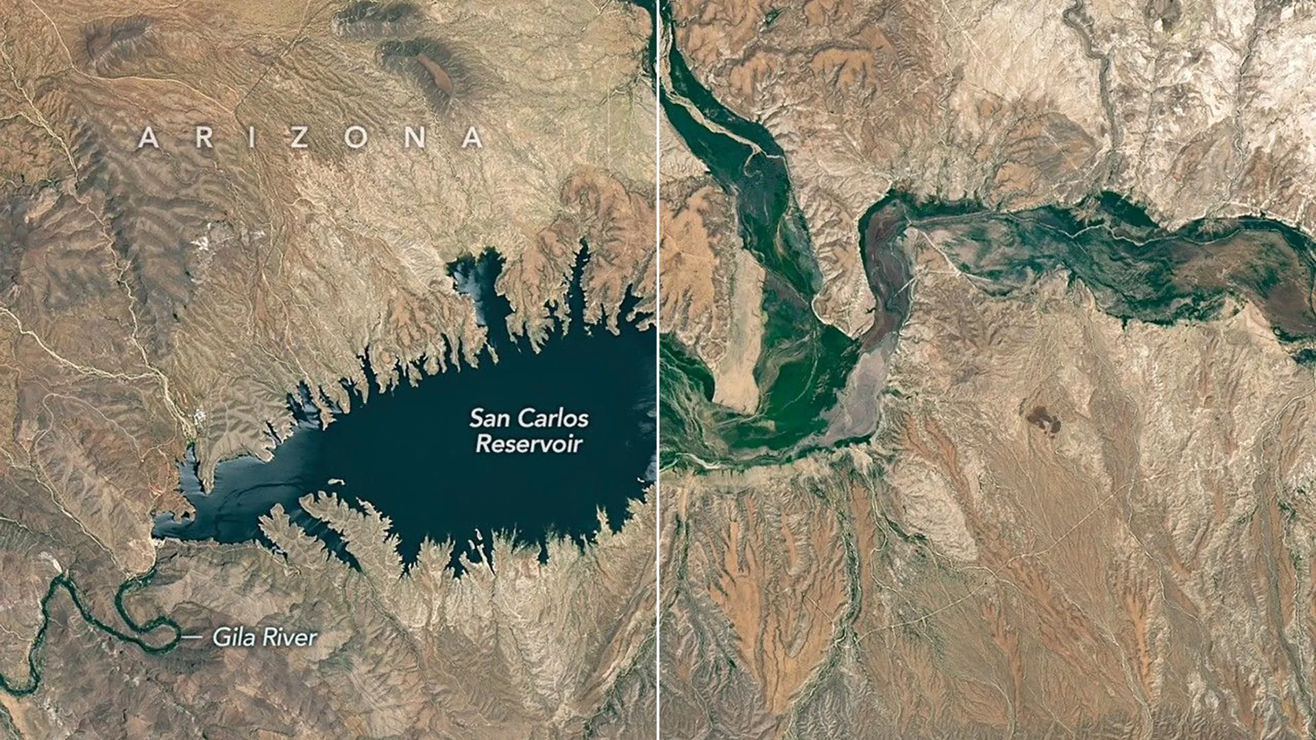 Arizona Reservoir Nearly Vanishes