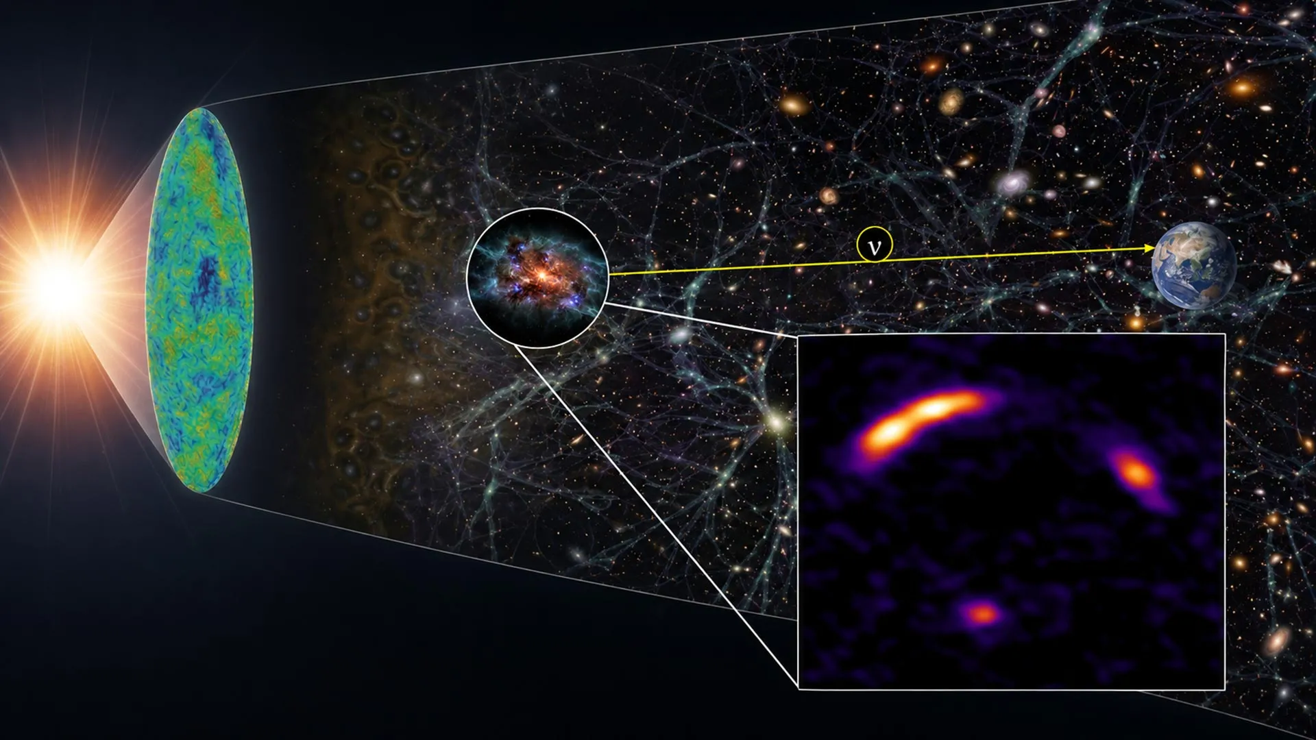 Ghost Particles Expose Hidden Galaxy