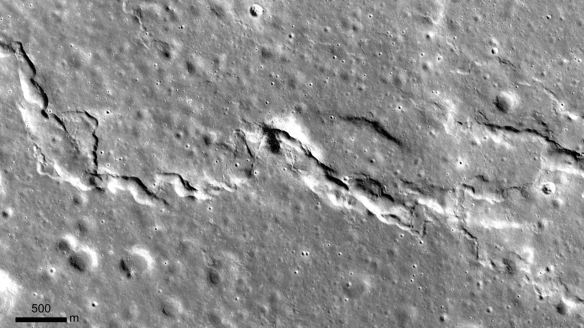 The Shrinking Moon Is Leaving New Fault Lines