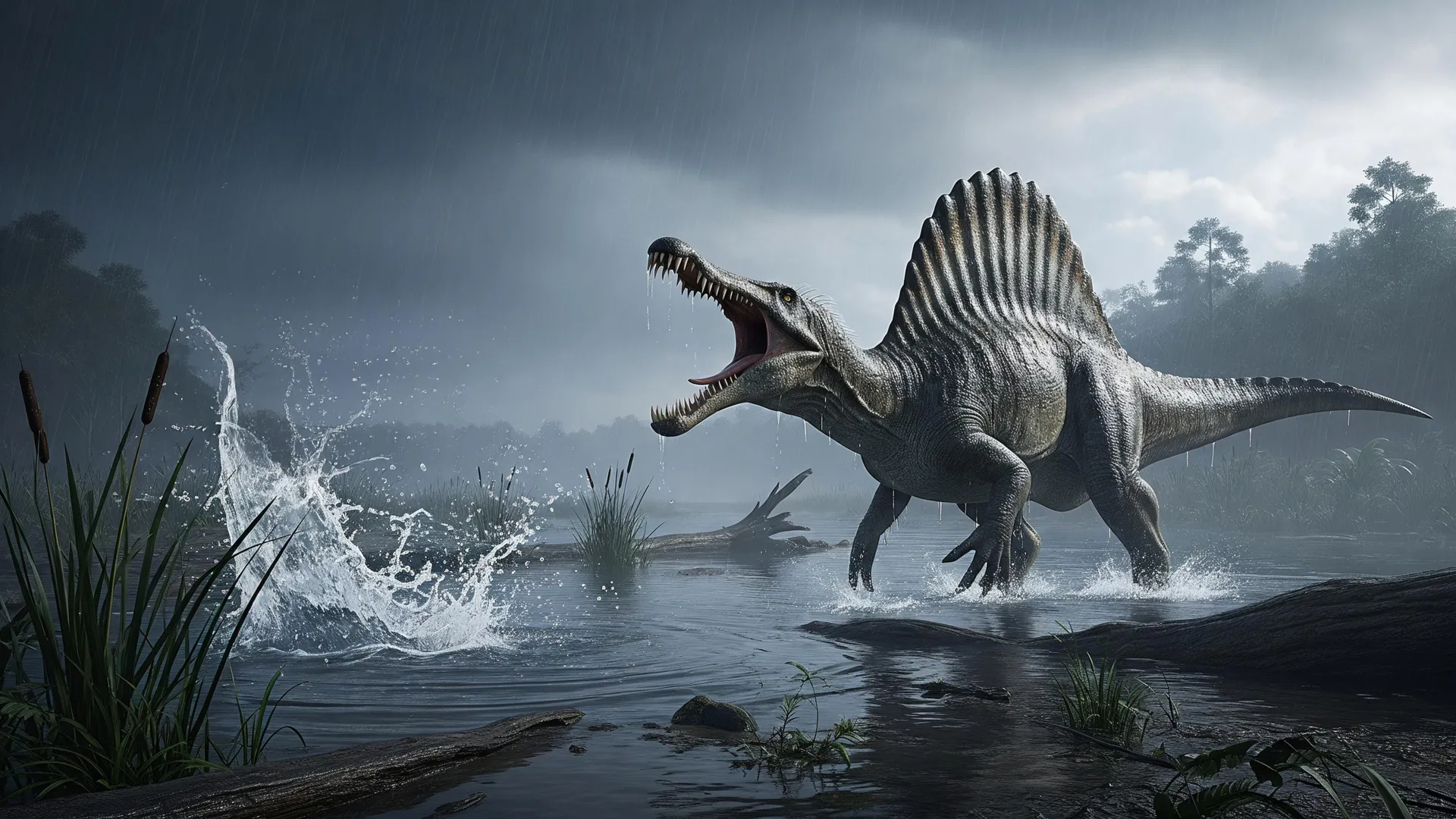 Spinosaurus Spent Most of Its Life Underwater