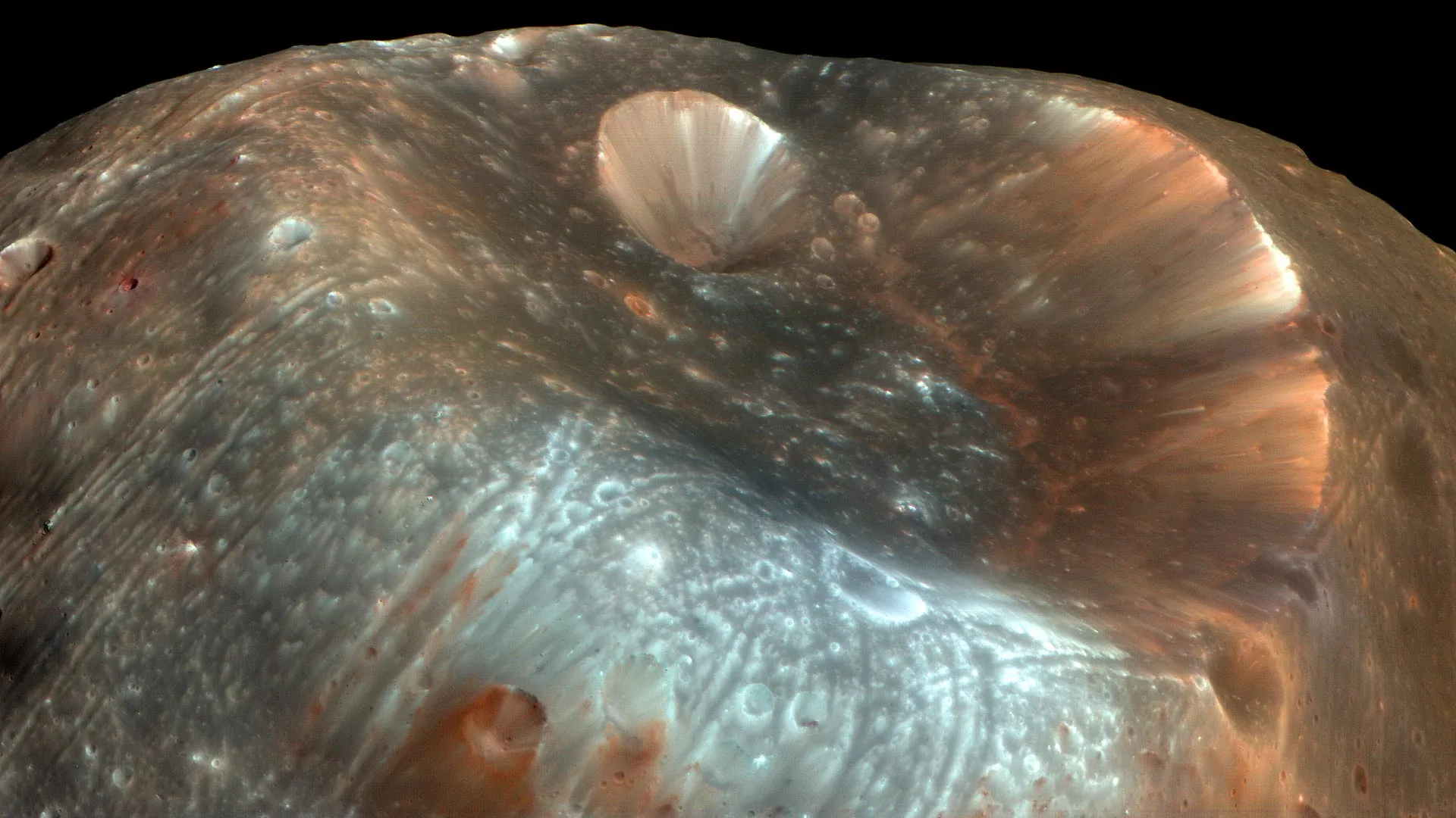 The Origin of Mars’ Doomed Moon